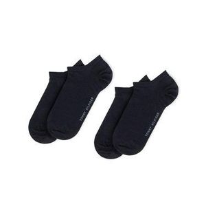 Tommy Hilfiger Súprava 2 párov kotníkových ponožiek dámskych 342023001 Tmavomodrá vyobraziť