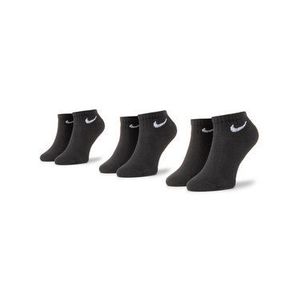 Nike Súprava 3 párov kotníkových ponožiek unisex SX7667-010 Čierna vyobraziť