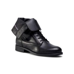 Tommy Jeans Členková obuv Essential Dressed Lace Up Boot EN0EN01101 Čierna vyobraziť