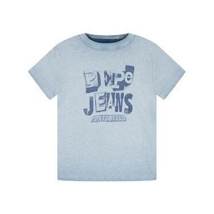 Pepe Jeans Tričko Taylor PB502716 Modrá Regular Fit vyobraziť