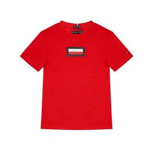 Tommy Hilfiger Tričko Graphic KB0KB06518 D Červená Regular Fit vyobraziť