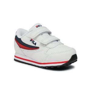 Fila Sneakersy Orbit Velcro Infants 1011080.98F Biela vyobraziť