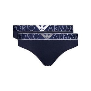 Emporio Armani Underwear Súprava 2 kusov klasických nohavičiek 163334 1P227 27435 Tmavomodrá vyobraziť