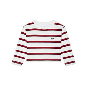 Lacoste Blúzka TJ1358 Biela Regular Fit vyobraziť