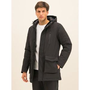 Champion Zimná bunda Hooded 213551 Čierna Regular Fit vyobraziť