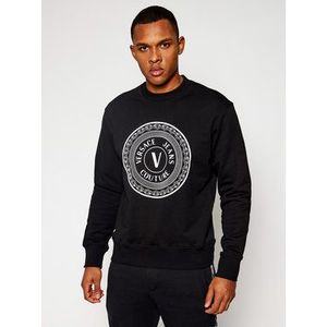 Versace Jeans Couture Mikina B7GWA7TT Čierna Regular Fit vyobraziť