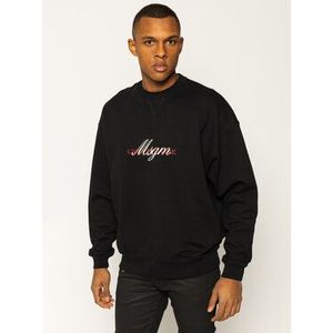 MSGM Mikina 2840MM102 207099 Čierna Regular Fit vyobraziť