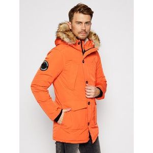 Superdry Zimná bunda Everest M5010204A Oranžová Regular Fit vyobraziť