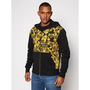 Versace Jeans Couture Mikina B7GWA7F0 Čierna Regular Fit vyobraziť