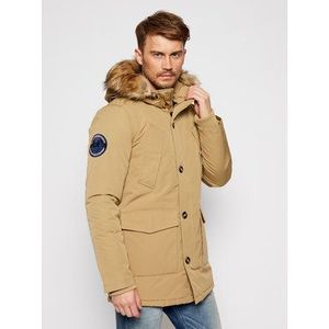 Superdry Zimná bunda Everest M5010204A Hnedá Regular Fit vyobraziť