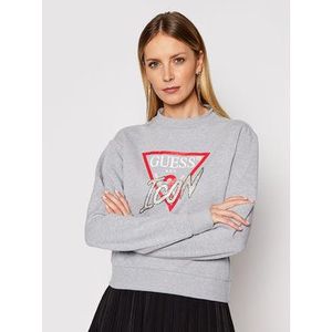 Guess Mikina Icon W1RQ04 K68I0 Sivá Regular Fit vyobraziť