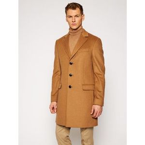 Tommy Hilfiger Tailored Vlnený kabát Wool Blend TT0TT08117 Hnedá Regular Fit vyobraziť