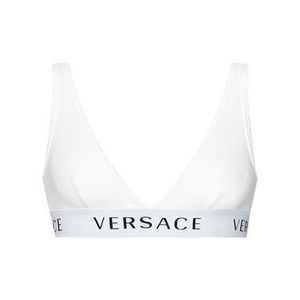 Versace Podprsenka Bralette Donna AUD04069 Biela vyobraziť