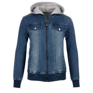 Primigi Mikina Giubbino Denim Con Cappuccio 43102011 Tmavomodrá Regular Fit vyobraziť