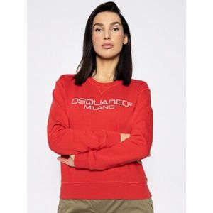 Dsquared2 Mikina Milano S75GU0277 Červená Regular Fit vyobraziť