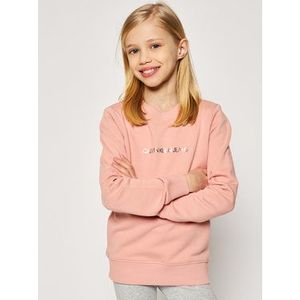 Calvin Klein Jeans Mikina Metallic Chest Logo IG0IG00577 Ružová Regular Fit vyobraziť