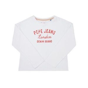 Pepe Jeans Blúzka Ciara PG502392 Biela Regular Fit vyobraziť