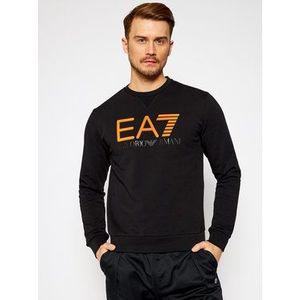 EA7 Emporio Armani Mikina 3KPME9 PJASZ 1200 Čierna Regular Fit vyobraziť