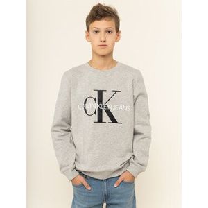 Calvin Klein Jeans Mikina Monogram Logo IU0IU00069 Sivá Regular Fit vyobraziť