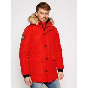 Superdry Zimná bunda Everest M5010204A Červená Regular Fit vyobraziť