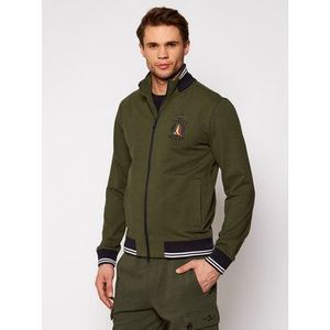 Aeronautica Militare Mikina 211FE1580F424 Zelená Regular Fit vyobraziť