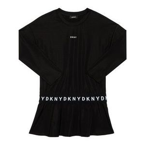 DKNY Každodenné šaty D32761 D Čierna Regular Fit vyobraziť