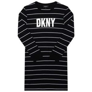 DKNY Každodenné šaty D32757 D Čierna Regular Fit vyobraziť