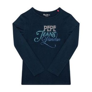 Pepe Jeans Blúzka Lina PG502616 Tmavomodrá Regular Fit vyobraziť