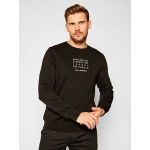 KARL LAGERFELD Mikina Sweat 705011 502900 Čierna Regular Fit vyobraziť