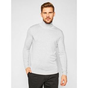 KARL LAGERFELD Rolák Knit 655040 502306 Sivá Regular Fit vyobraziť