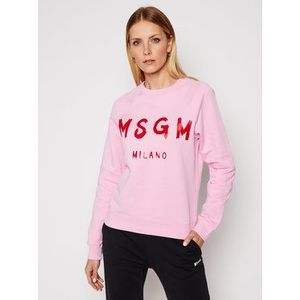 MSGM Mikina 3041MDM89 217299 Ružová Regular Fit vyobraziť