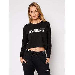 Guess Blúzka O0BA06 K6YW1 Čierna Regular Fit vyobraziť