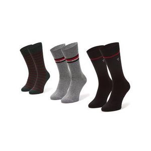 Guess Súprava 3 párov vysokých ponožiek unisex U0BG30 ZZ02V r.OS Čierna vyobraziť
