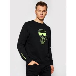 KARL LAGERFELD Mikina Crewneck 705096 511910 Čierna Regular Fit vyobraziť