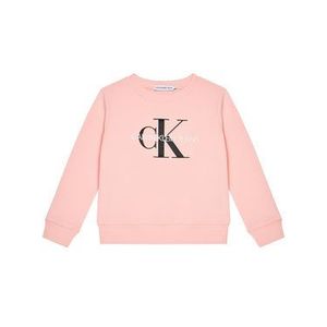 Calvin Klein Mikina Monogram Logo IU0IU00069 Ružová Regular Fit vyobraziť
