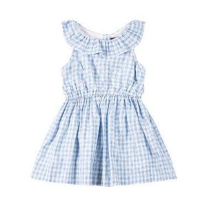Polo Ralph Lauren Každodenné šaty Print Ruffle 311784396 Modrá Regular Fit vyobraziť