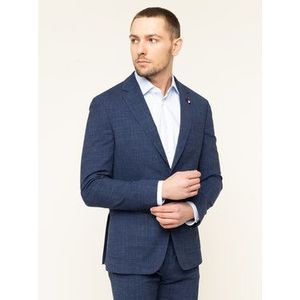 Tommy Hilfiger Tailored Sako Micro Design Flex TT0TT06919 Tmavomodrá Regular Fit vyobraziť