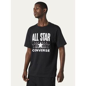 Converse Tričko All Star Ss Tee 10018373-A02 Čierna Regular Fit vyobraziť