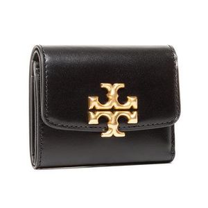 Tory Burch Malá dámska peňaženka Elenor Compact Wallet 73519 Čierna vyobraziť