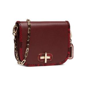 Tommy Hilfiger Kabelka Leather Statement Sm Crossover AW0AW09083 Bordová vyobraziť