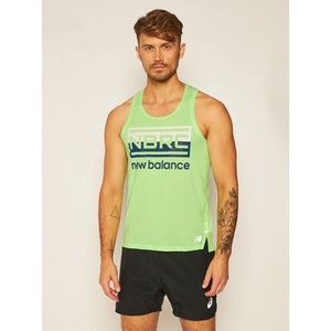 New Balance Funkčné tričko Printed Impact Run MT01233 Zelená Athletic Fit vyobraziť