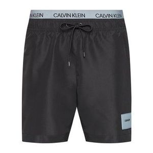Calvin Klein Swimwear Plavecké šortky Medium Double Wb KM0KM00572 Čierna Regular Fit vyobraziť