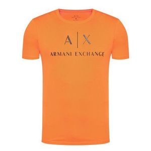 Armani Exchange Tričko 8NZTCJ Z8H4Z 1447 Oranžová Slim Fit vyobraziť