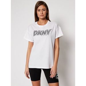 DKNY Sport Tričko DP0T7477 Biela Relaxed Fit vyobraziť
