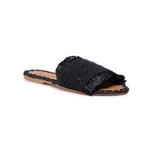 Manebi Šľapky Leather Sandals S 1.6 Y0 Čierna vyobraziť