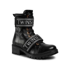 TWINSET Outdoorová obuv Anfibio 201TCP132 Čierna vyobraziť