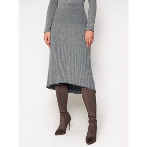 Calvin Klein Midi sukňa Knitted K20K202328 Sivá Regular Fit vyobraziť