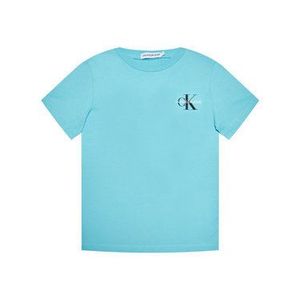 Calvin Klein Jeans Tričko Chest Monogram IB0IB00612 Modrá Regular Fit vyobraziť