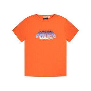 Napapijri Tričko K Syllo NP0A4E4Z S Oranžová Regular Fit vyobraziť