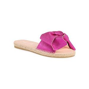 Manebi Espadrilky Sandals With Bow O 1.3 J0 Ružová vyobraziť